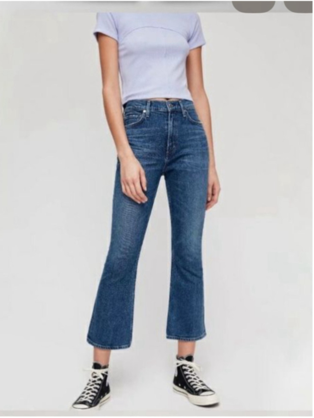 Citizens Of Humanity Demy cropped flare summer y2k minimalist classic sz 25